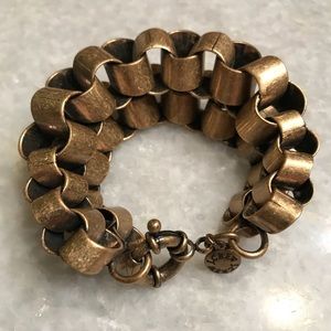 J. Crew Gold Chunky Link Bracelet